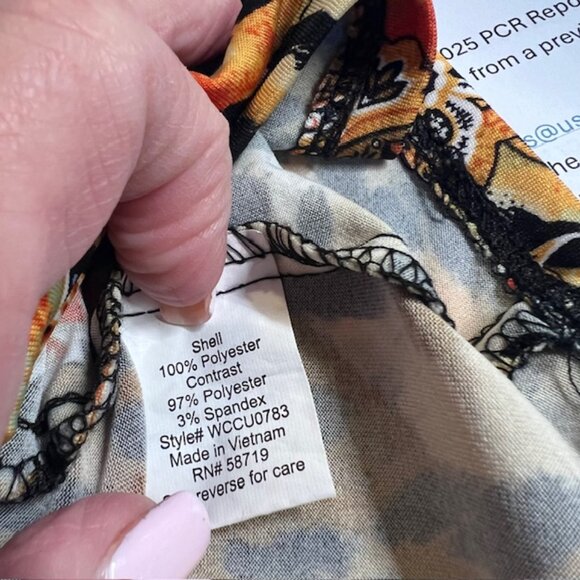 NY Collection Womens Tunic with High-Low hem Size 3X - Picture 9 of 9